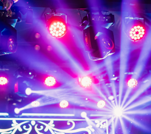 Event lighting hire in Cyprus